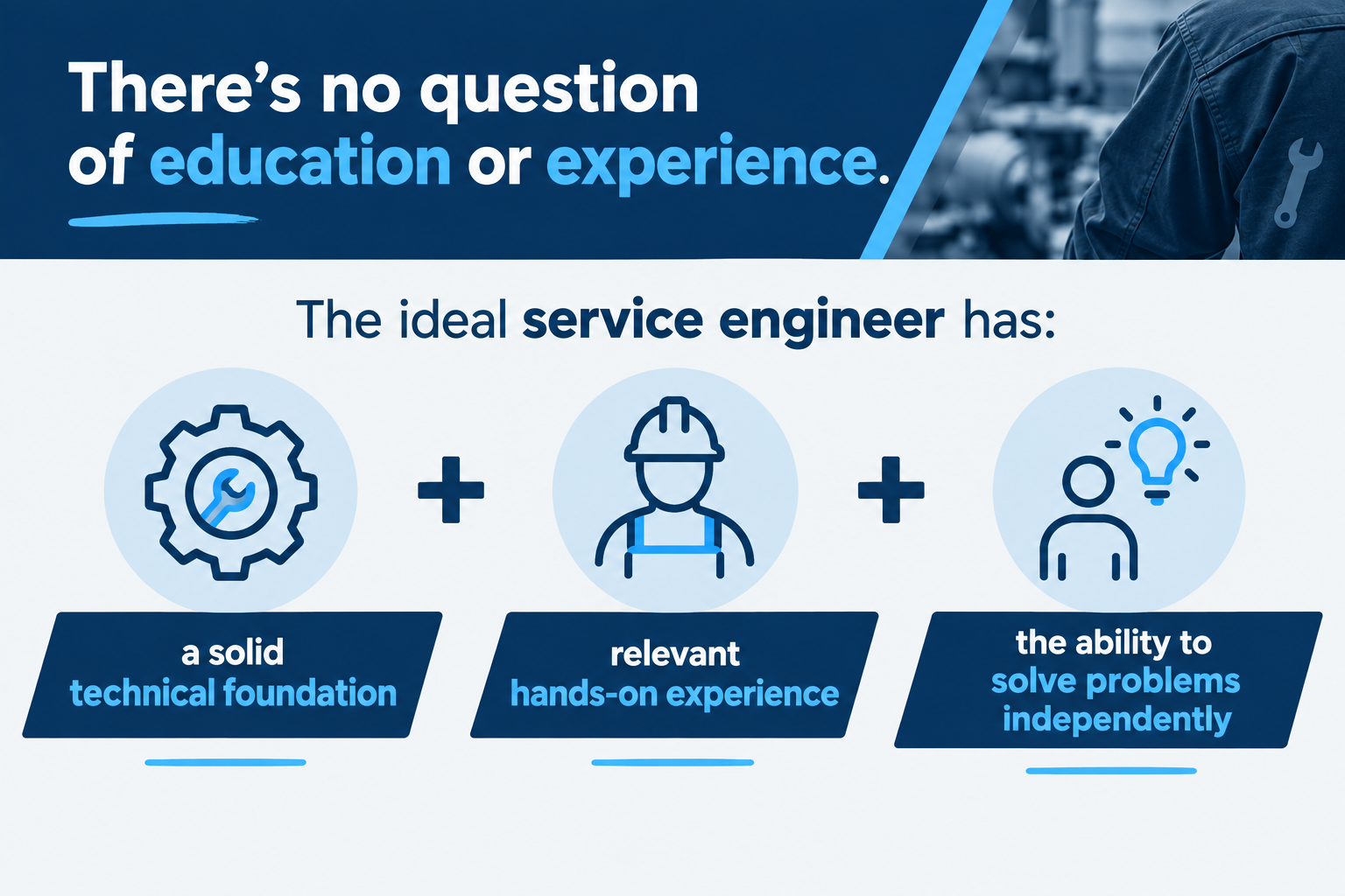 The ideal Field Service Engineer The ideal Field Service Engineer
